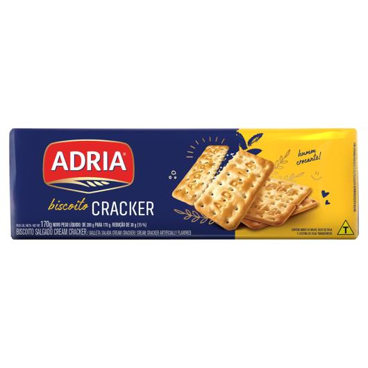 Biscoito Cracker Adria Pacote 170g - Imagem em destaque
