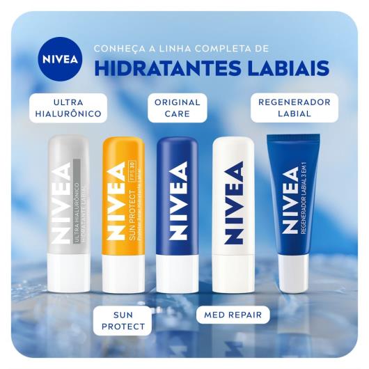 NIVEA Protetor Solar Hidratante Labial Sun Protect FPS 30 4,8 g - Imagem em destaque