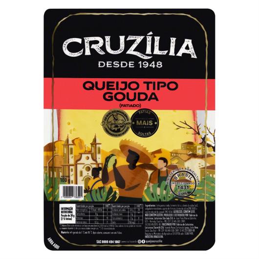 Queijo Gouda Fatiado Cruzília 100g - Imagem em destaque