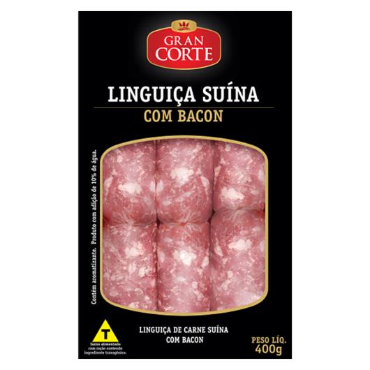 Linguiça Suína com Bacon Gran Corte 400g - Imagem em destaque