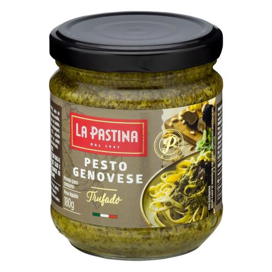 Molho Pesto Genovês Trufado La Pastina Vidro 180g - Imagem em destaque