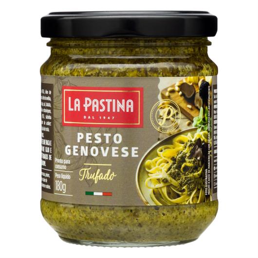 Molho Pesto Genovês Trufado La Pastina Vidro 180g - Imagem em destaque