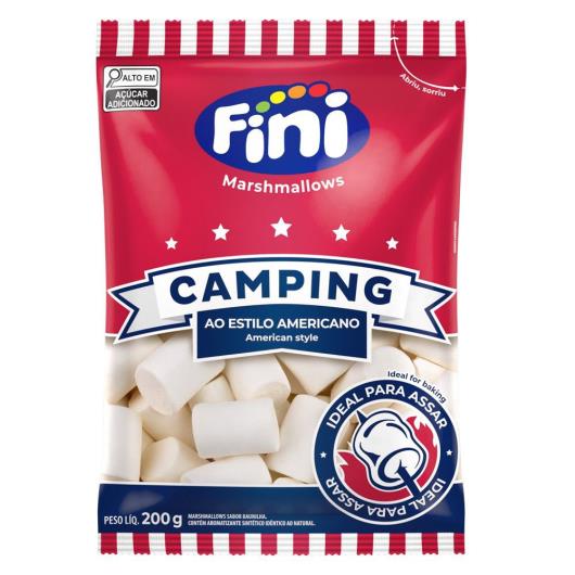 Marshmallows Fini Camping Para Assar 200g - Imagem em destaque