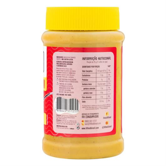 Pasta de Amendoim Cremosa Integral Fit Food Pote 450g - Sonda Supermercado  Delivery
