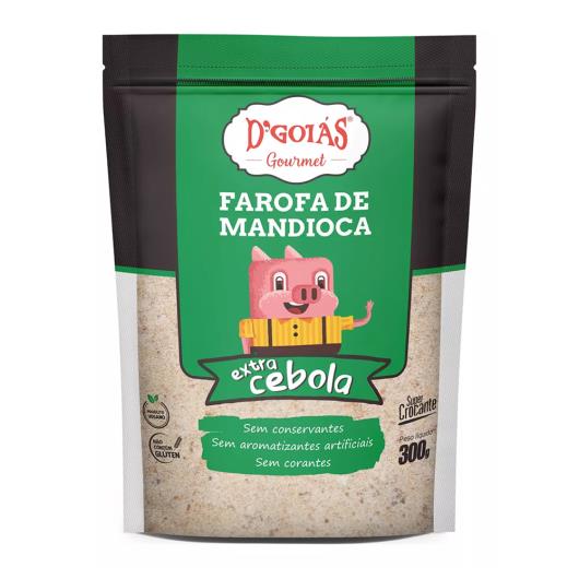 Farofa de Mandioca Gourmet D'Goiás Extra Cebola 300g - Imagem em destaque