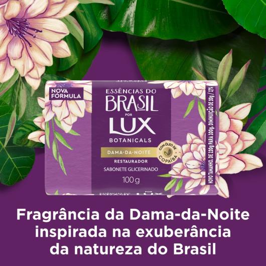 Sabonete Barra Glicerinado Dama-da-Noite Lux Botanicals Essências do Brasil Envoltório 100g - Imagem em destaque