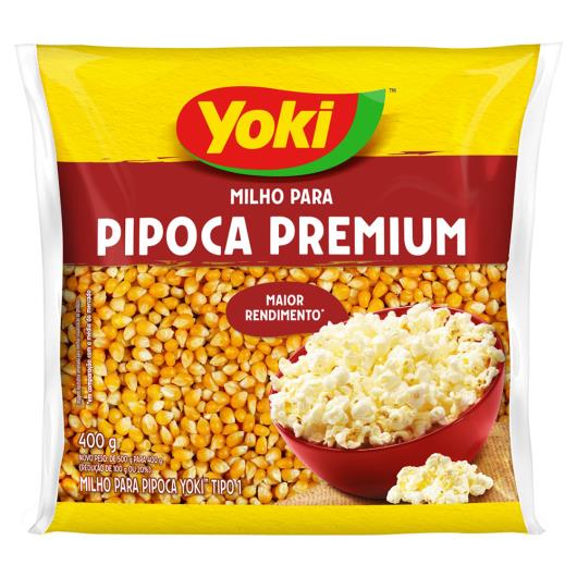 Milho para Pipoca Tipo 1 Yoki Premium Pacote 400g - Imagem em destaque