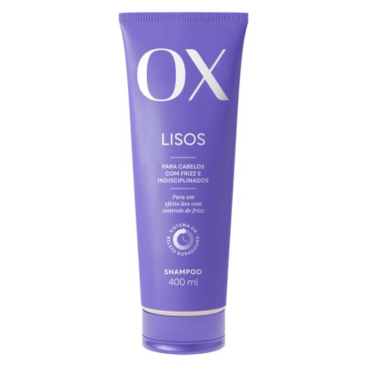 Shampoo OX Cosméticos Lisos Bisnaga 400ml - Imagem em destaque