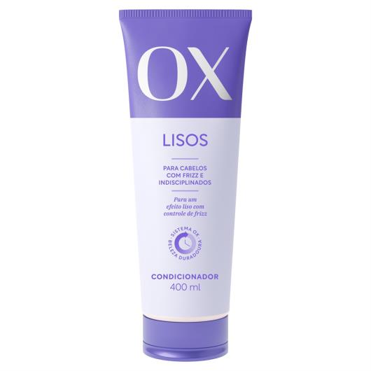 Condicionador OX Cosméticos Lisos Bisnaga 400ml - Imagem em destaque