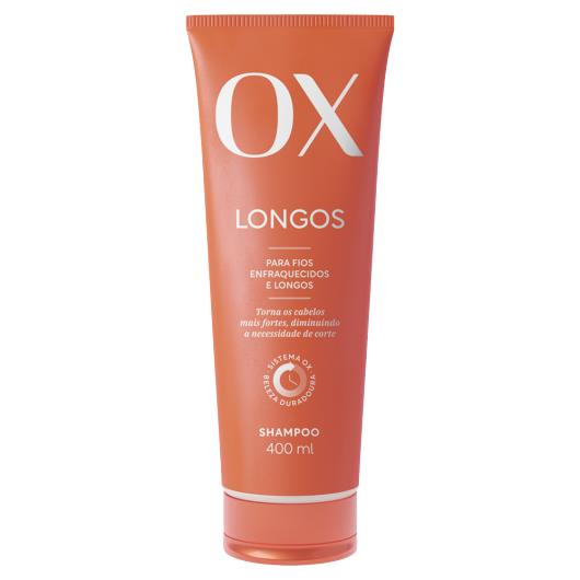 Shampoo OX Cosméticos Longos Bisnaga 400ml - Imagem em destaque