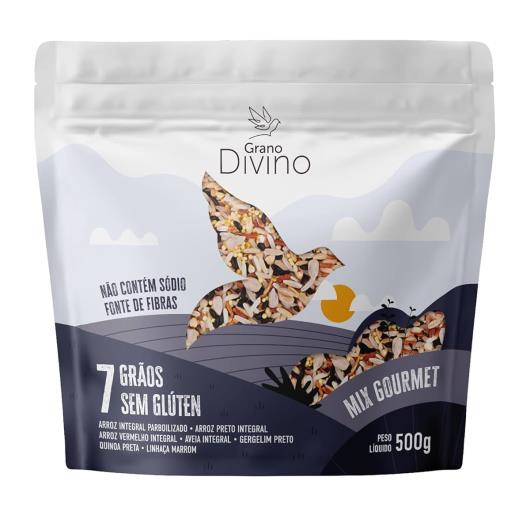 Arroz Grano Divino 7 Graos Mix Gourmet 500G - Imagem em destaque