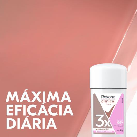 Antitranspirante Creme Classic Rexona Clinical 58g - Imagem em destaque