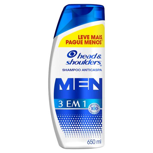 Shampoo Anticaspa Head & Shoulders Men Frasco 650ml Leve Mais Pague Menos - Imagem em destaque