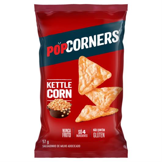 Salgadinho de Milho Adocicado Popcorners Pacote 57g - Imagem em destaque