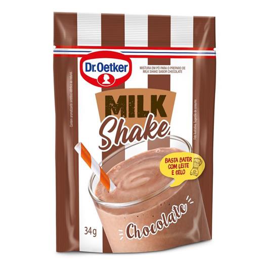 Pó Para Preparo de Milkshake Sabor Chocolate Dr. Oetker 31g - Imagem em destaque