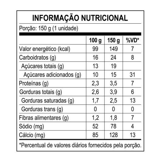 Iogurte Parcialmente Desnatado Tradicional Calda Frutas Vermelhas Nestlé Copo 150g - Imagem em destaque