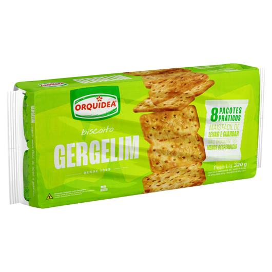 Biscoito com Gergelim Orquídea Pacote 320g 8 Unidades - Imagem em destaque