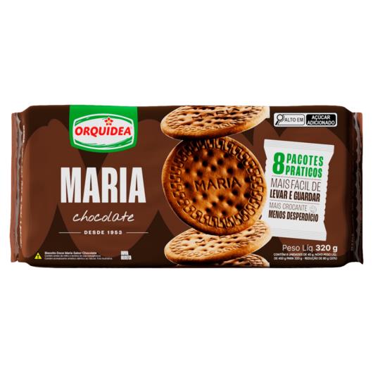 Biscoito Orquídea Maria Chocolate 320g - Imagem em destaque