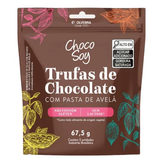 Trufas De Chocolate Com Pasta De Avelã Choco Soy 67,5g - Imagem em destaque