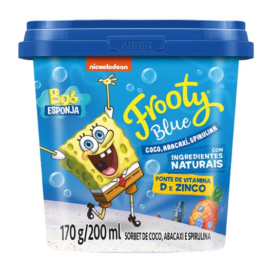 Sorbet Blue Bob Esponja Frooty Pote 200ml - Imagem em destaque