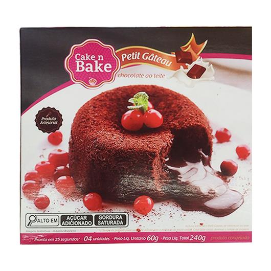 Petit Gatêau Delly Cake n'Baken Chocolate ao Leite 240g - Imagem em destaque