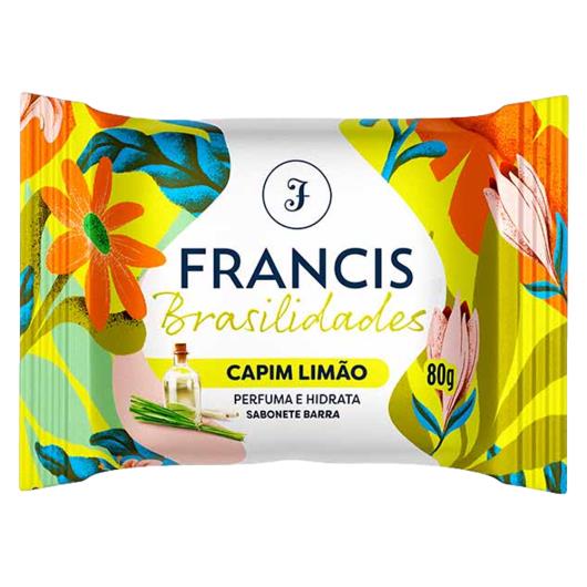 Sabonete Barra Capim-Limão Francis Brasilidades Flow Pack 80g - Imagem em destaque
