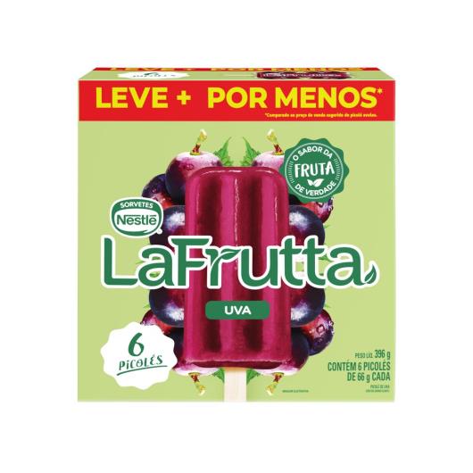 Picolé La Frutta Uva Multipack 6x66g - Imagem em destaque