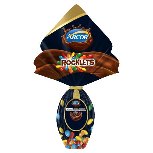 Ovo de Páscoa ao Leite Rocklets Arcor 220g - Imagem em destaque