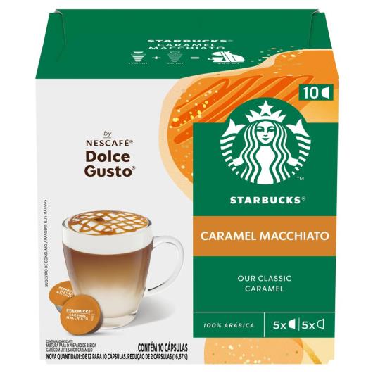 Starbucks®  Caramel Macchiato By Nescafé® Dolce Gusto® - 10 Cápsulas - Imagem em destaque