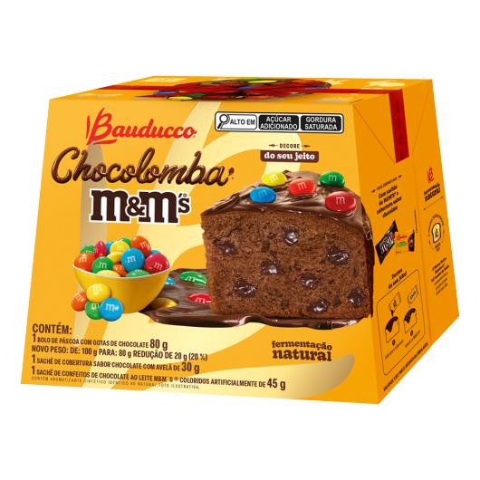 Kit Bolo de Páscoa com Gotas de Chocolate + Sachê de Confeitos Chocolate ao Leite M&M's 80g - Imagem em destaque