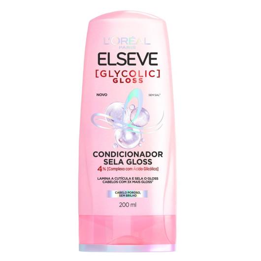 Condicionador Sela Gloss L'Oréal Paris Elseve Glycolic Gloss 200Ml - Imagem em destaque