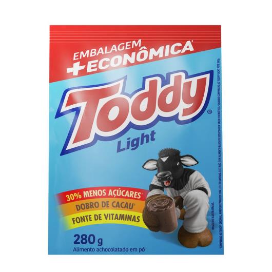 Achocolatado em Pó Light Toddy Pacote 280g Embalagem + Econômica - Imagem em destaque