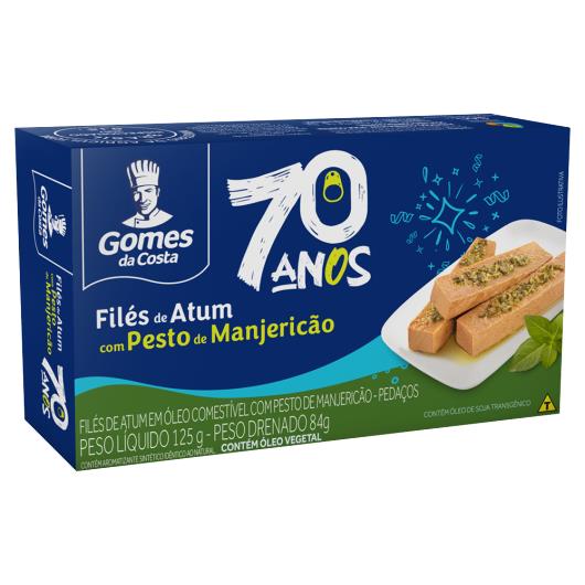Filé de Atum com Pesto de Manjericão Gomes da Costa Caixa 84g Edição Especial 70 Anos - Imagem em destaque