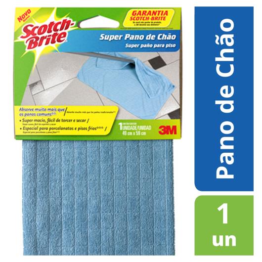 Super Pano de Chão Azul Scotch-Brite 49cm x 59cm - Imagem em destaque