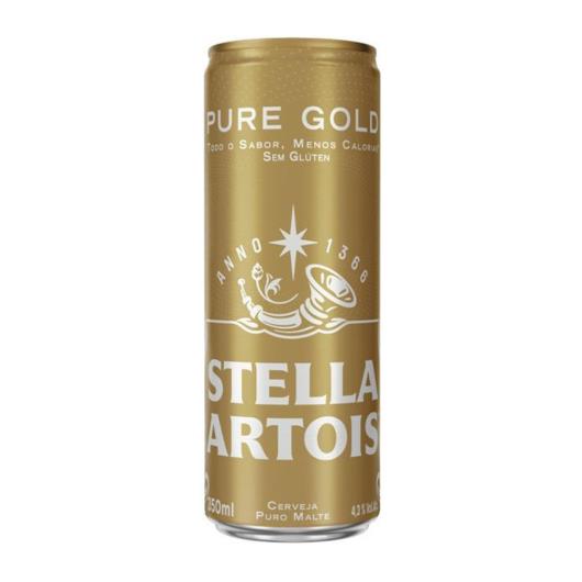 Cerveja Stella Artois Pure Gold Sem Glúten 350ml Lata - Imagem em destaque