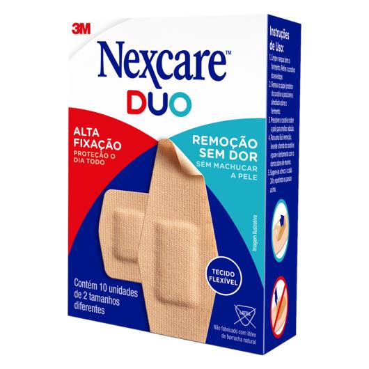 Curativo Tamanhos Diferentes Nexcare Duo Caixa 10 Unidades - Imagem em destaque