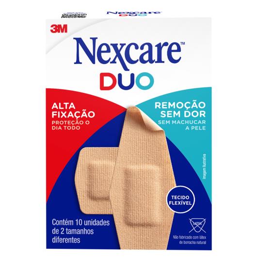 Curativo Tamanhos Diferentes Nexcare Duo Caixa 10 Unidades - Imagem em destaque