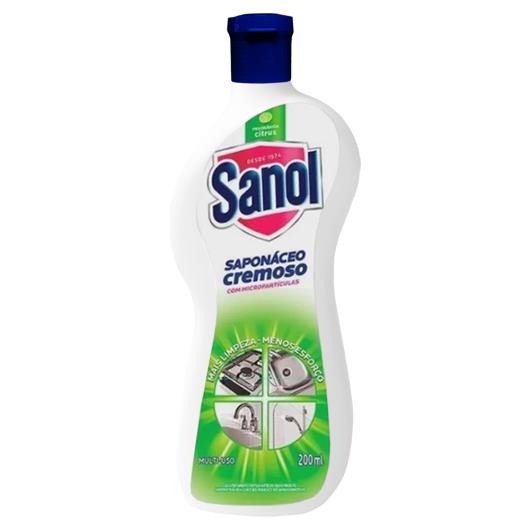 Saponáceo Cremoso Multiuso CItrus Sanol 200ml - Imagem em destaque