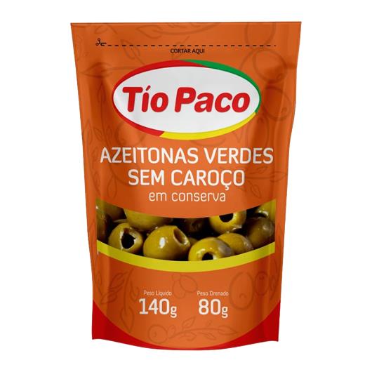 Azeitona Verde em Conserva sem Caroço Tipo Paco Sachê 80g - Imagem em destaque