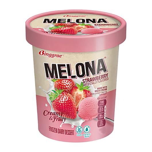 Sorvete Melona Morango Pote 710ml - Imagem em destaque