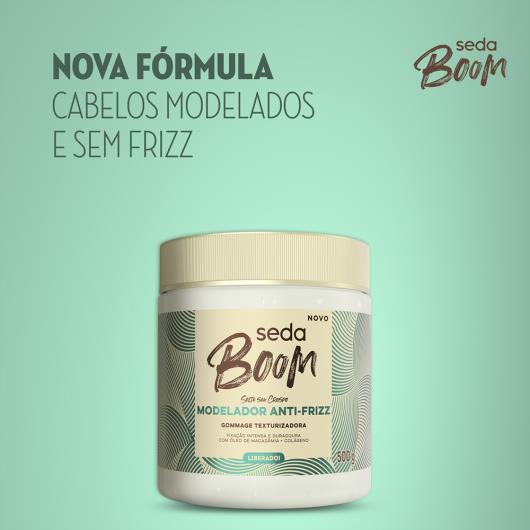 Modelador Antifrizz 4ABC Seda Boom Pote 500g - Imagem em destaque