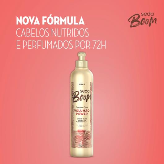 Creme para Pentear Seda Boom Volumão Power Frasco 350ml - Imagem em destaque