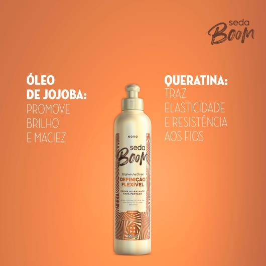 Creme para Pentear Hidratante Seda Boom Definição Flexível Frasco 350ml - Imagem em destaque