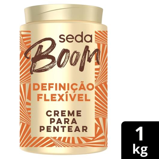 Creme para Pentear Hidratante Seda Boom Definição Flexível Pote 1kg - Imagem em destaque