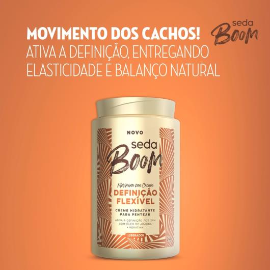 Creme para Pentear Hidratante Seda Boom Definição Flexível Pote 1kg - Imagem em destaque