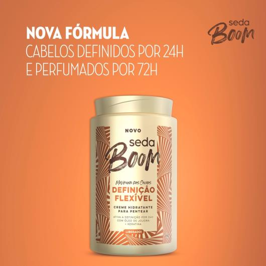 Creme para Pentear Hidratante Seda Boom Definição Flexível Pote 1kg - Imagem em destaque