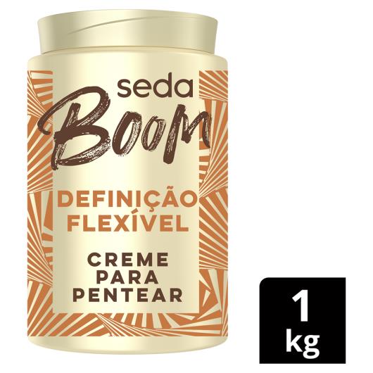 Creme para Pentear Hidratante Seda Boom Definição Flexível Pote 1kg - Imagem em destaque
