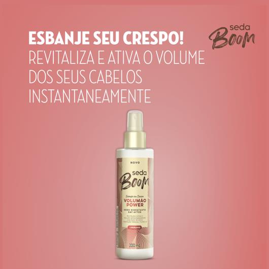 Soro Hidratante Day After Seda Boom Volumão Power Frasco 200ml Spray - Imagem em destaque