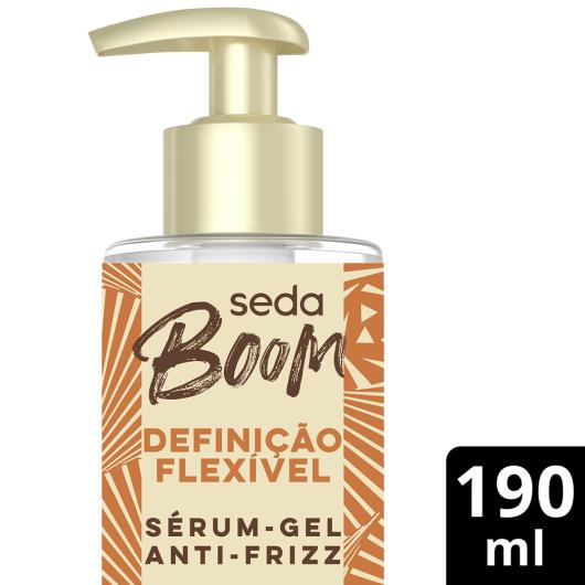 Sérum Gel Antifrizz Seda Boom Definição Flexível Frasco 190ml Pump - Imagem em destaque