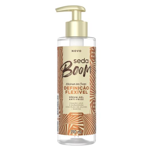 Sérum Gel Antifrizz Seda Boom Definição Flexível Frasco 190ml Pump - Imagem em destaque